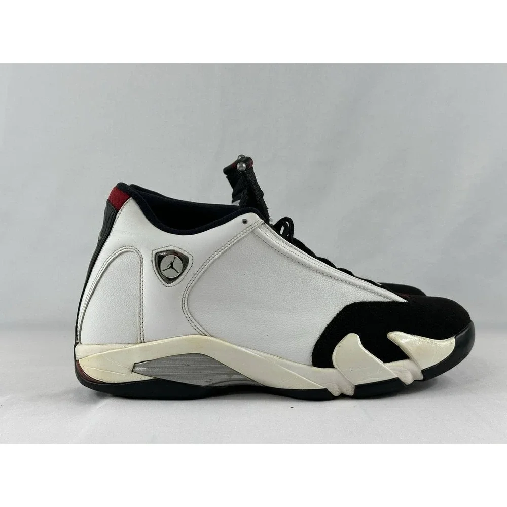 Nike Air Jordan 14 Retro 'Black Toe' 2014 487471-102 Men's Size 13